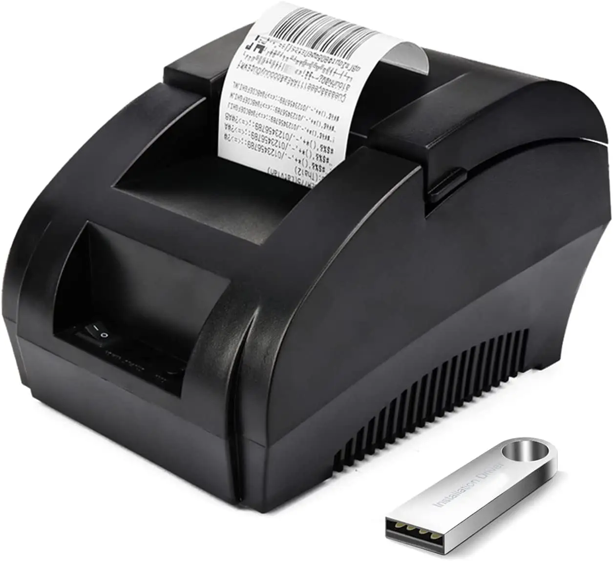 Impressora térmica portátil Xprinter de 58 mm com USB e USB.